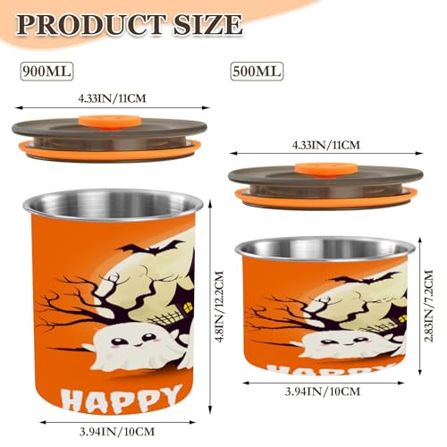 Envase Hermético de Acero Inoxidable para Café 17oz miniatura 2