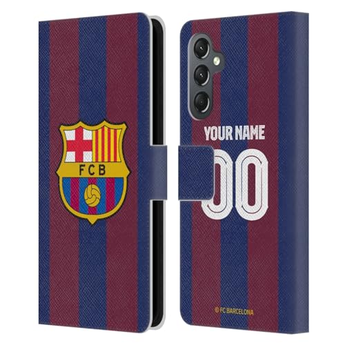 Coque en cuir portefeuille Samsung Galaxy A25 5G FC Barcelona