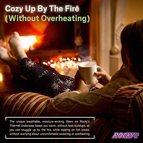 Rocky Christmas Reindeer Thermal Underwear - Pajamas Sets For Full Family (Men, Women, Boys & Girls) Matching Merry Xmas PJs4