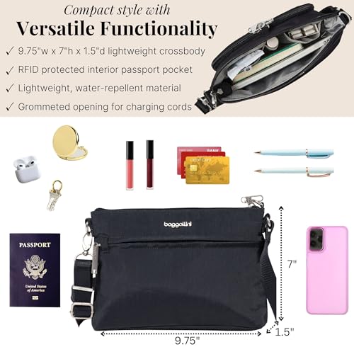Image of Baggallini Securtex Anti-Theft Memento Crossbody