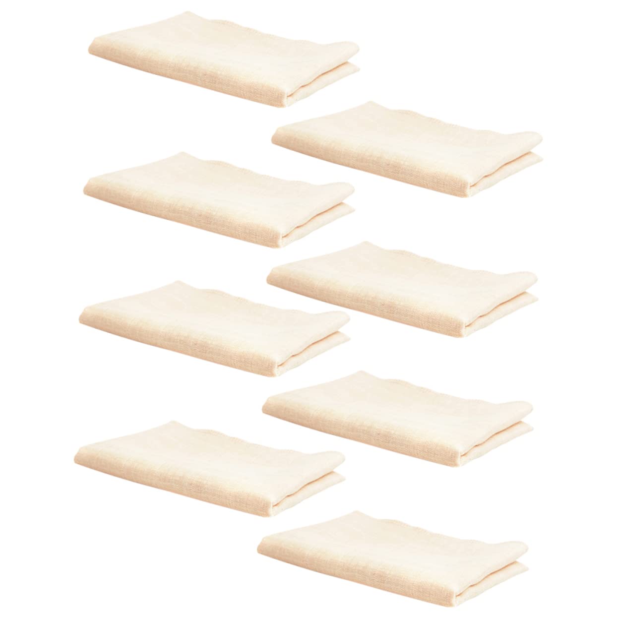 SUPVOX Cotton Baby Saliva Wipes 8pcs Newborn Face Towel Soft Gentle for Sensitive Skin