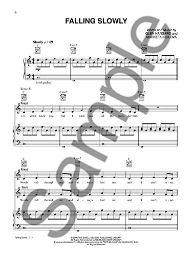 Once: Sheet Music From The Broadway Musical. Partituras para Piano, Voz y Guitarra