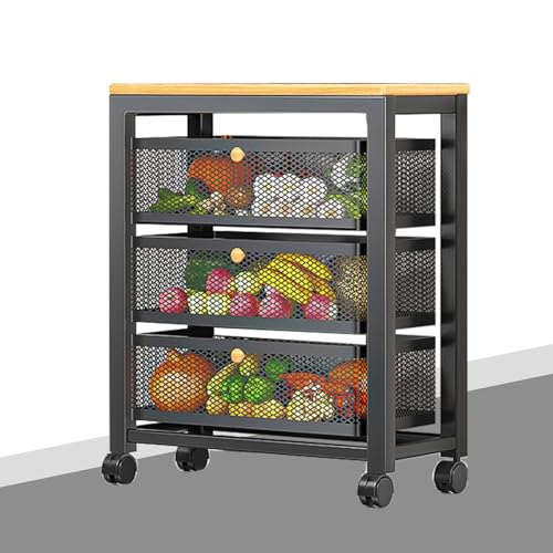 Carro de almacenamiento delgado con ruedas, aparador móvil y armario de despensa, carrito versátil para cocina, baño, lavandería y oficina, diseño que ahorra espacio