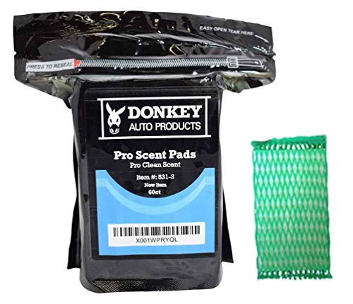 Pro Scent Professional Car Air Freshener Pads - Pro Clean (60 Pads Per Pack)