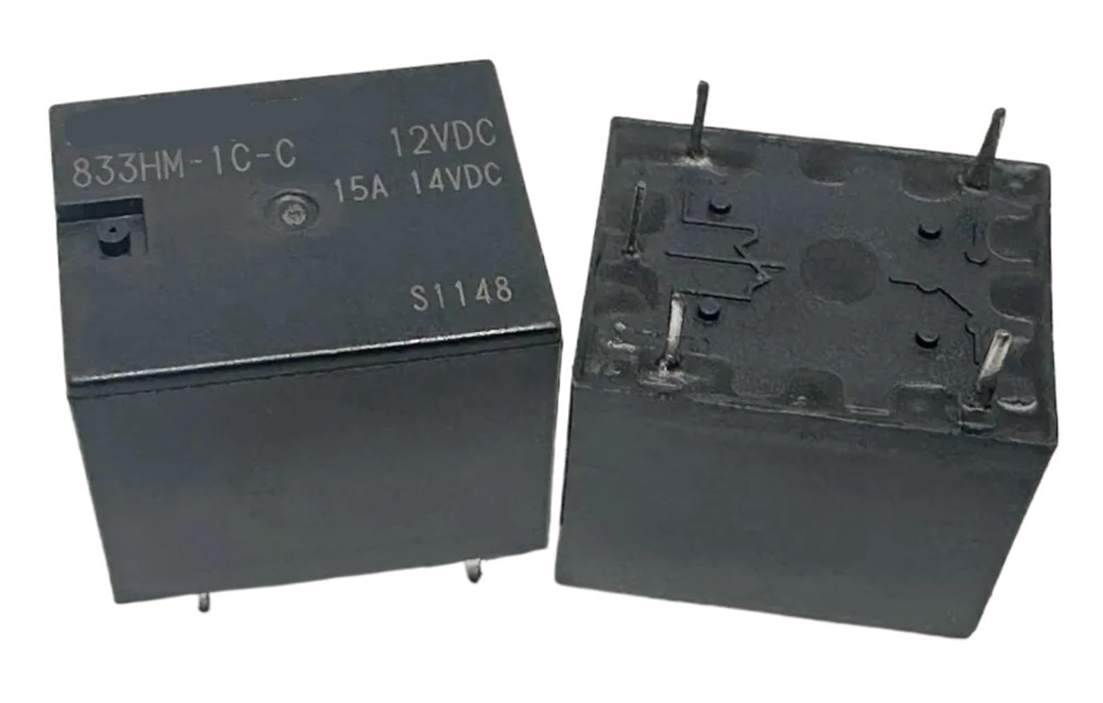 Relé 833HM-1C-C 12VDC mini conmutador electromecánico T73-1C para placa PCB