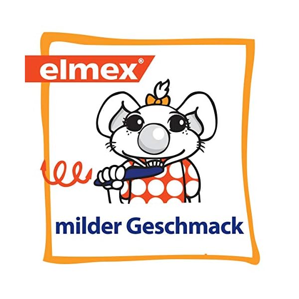 Elmex Kinder Set mit Zahnpasta & 6 Zahnbürsten - besonderer Kariesschutz für Milchzähne, 2 - 6 Jahre – Bild 10