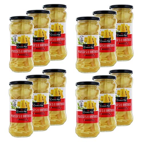 Lot 12x Pousses de bambou Chao’an 180g – Gros format restauration – Cuisine asiatique professionnelle et grande consommation