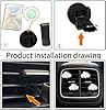4 Pcs Cloud Air Vent Clips, Cute Air Fresheners Vents Clips Funny Car Diffuser Vent Clips Cars Interior Decor Charm Car Accessories Cars Decoration for Women Automobile Aroma Diffusers (White) #4