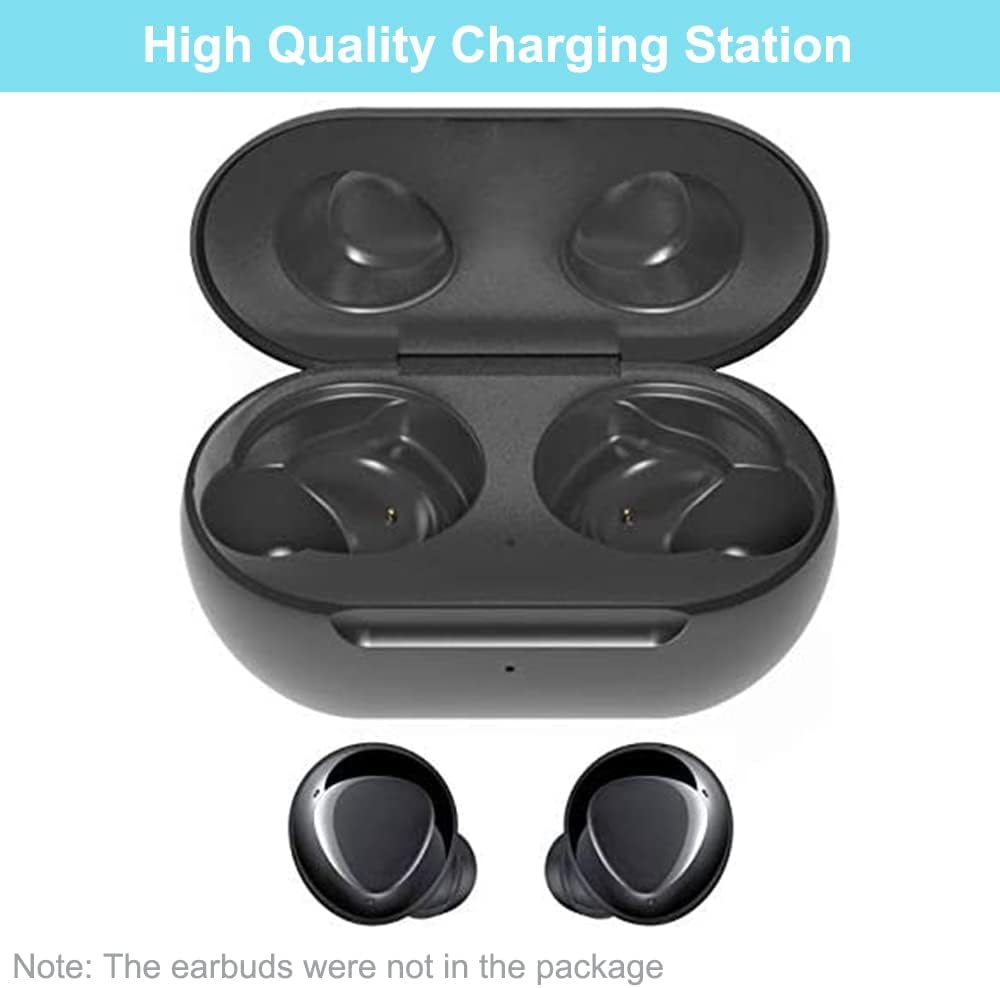 Charging Case Compatible with Galaxy Buds+ Plus, Replacement Charger Case Cradle Dock for Samsung Galaxy Buds+ Plus SM-R175 and Galaxy Buds SM-R170 (Black)