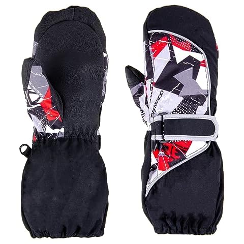 TRIWONDER Waterproof Mittens for Kids Cover