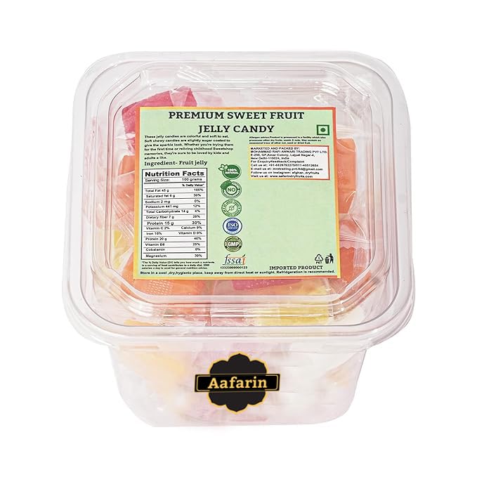 AAFARIN Premium Sweet Fruit Jelly Candy 500g | Soft & Chewy | Natural Fruit Flavors | Perfect for Kids, Parties & On-the-Go Snacking 1