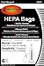 EnviroCare Replacement HEPA Vacuum Cleaner Bags Designed to fit Riccar SupraLite and Simplicity Freedom Upright Vacuums with Green Bag Holder 6 Pack
