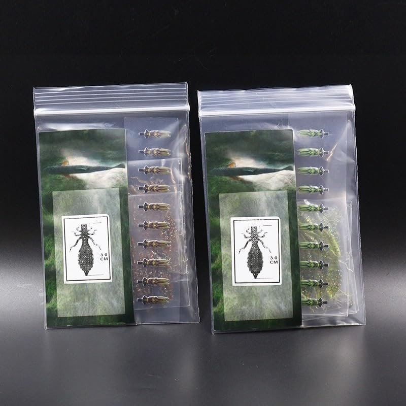 40pcs Dragonfly Nymph Rubber Bodies Fly Tying Materials Assorted Trout Fly Fishing Lure