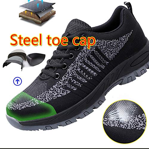 Mannen En Vrouwen Met Stalen Neus Werkschoenen Anti-Smash Anti-Piercing Veiligheidsschoenen Anti-Slip Bescherming Licht… - Image 4