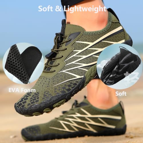 Image of Hike Barefoot Shoes Women Men Pro Water Footwear Wide Toe Box Non-Slip Unisex Athletic Outdoor Running Shoes
