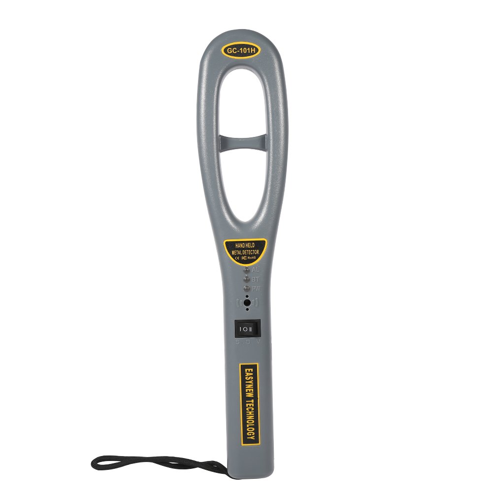 Detector de Metales de Mano, escáner de Seguridad de Alta sensibilidad, 1x Detector de escáner de Metales de Seguridad portátil de Mano Ligero