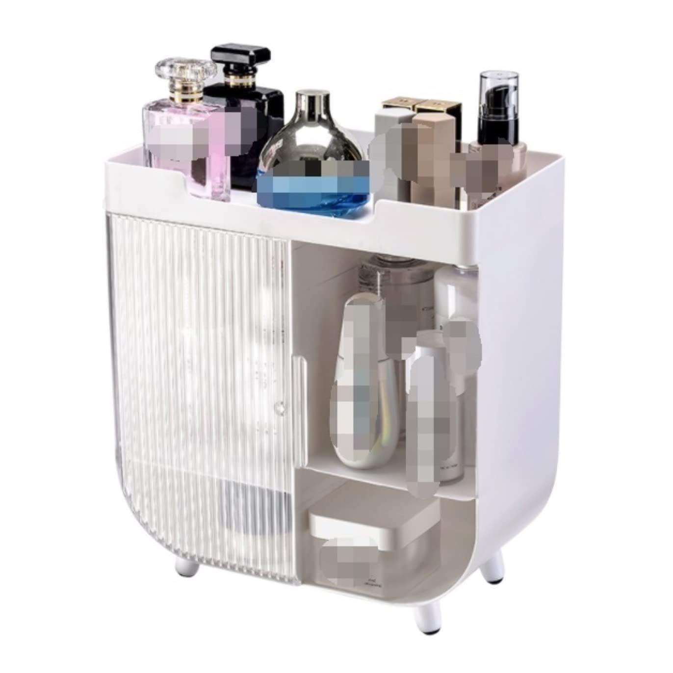 Organizador Cosméticos Organizador de Maquillaje Caja De Almacenamiento De Cosméticos De Escritorio Multifuncional, Estante De Almacenamiento Para Tocador, Organizador De Maquillaje Estante de Maquill