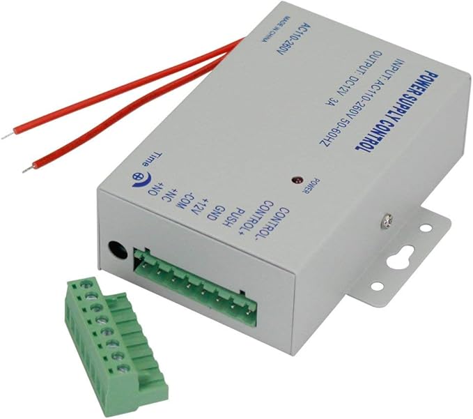 YAVIS AC 110240V to DC12v 3A 36w Power Supply Controller For Door