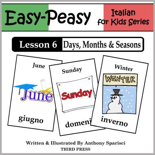 Amazon Italian Lesson 6 Months, Days & Seasons (EasyPeasy Italian