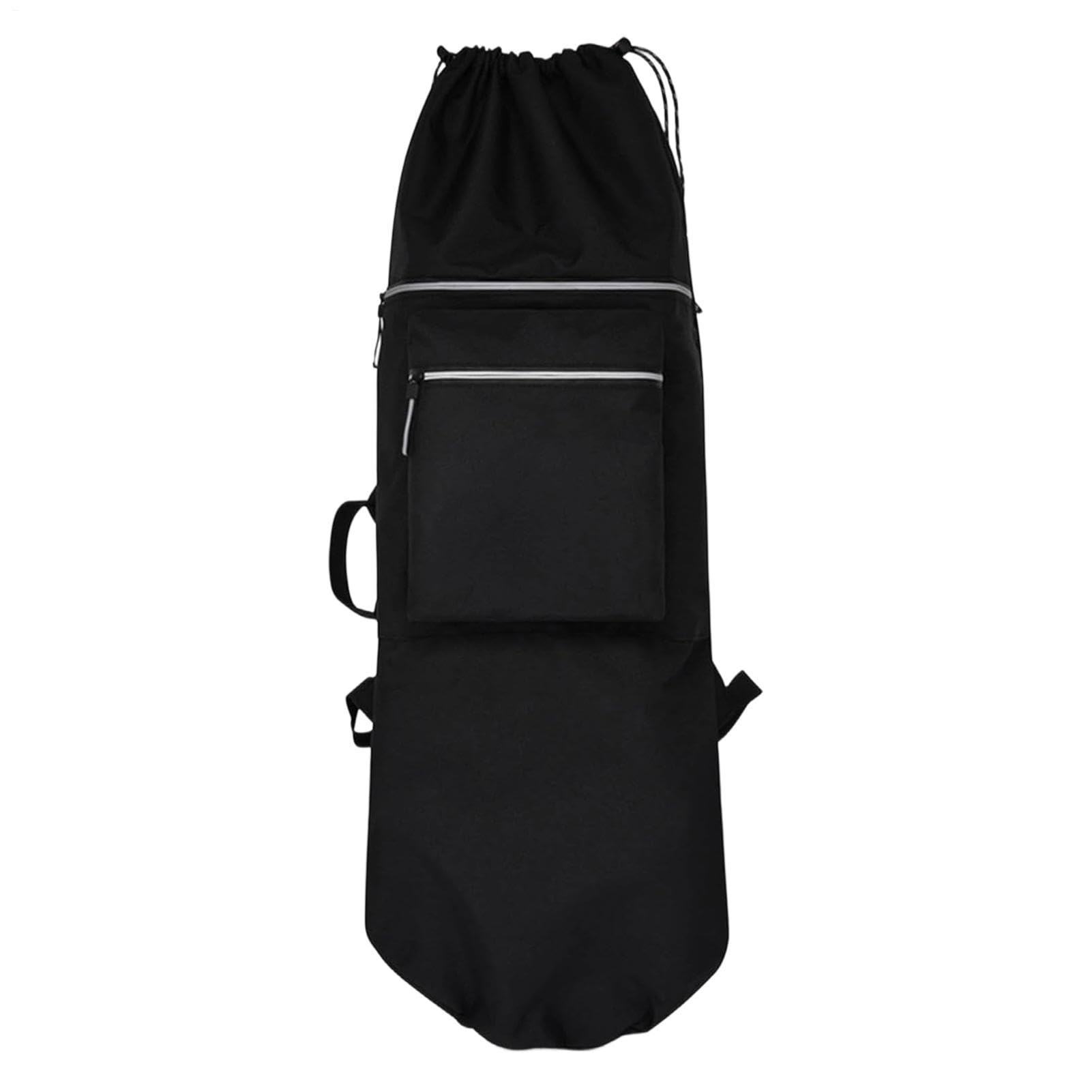 Bolsa de monopatín – Tela Oxford impermeable ajustable | Mochila multifuncional para monopatín bolsa de hombro para almacenamiento | Viajes, patinaje sobre ruedas, viajes, uso al aire libre, hombres y