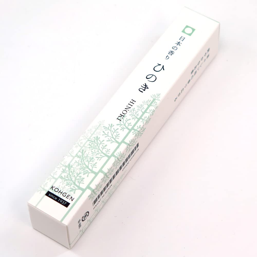 Hinoki Cypress Incense Sticks, 20-Count Green