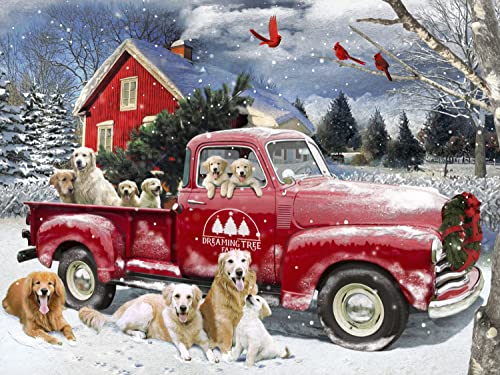 Holiday Helpers Jigsaw Puzzle 550 Piece by Vermont Christmas Company, 24 inches x 18 inches