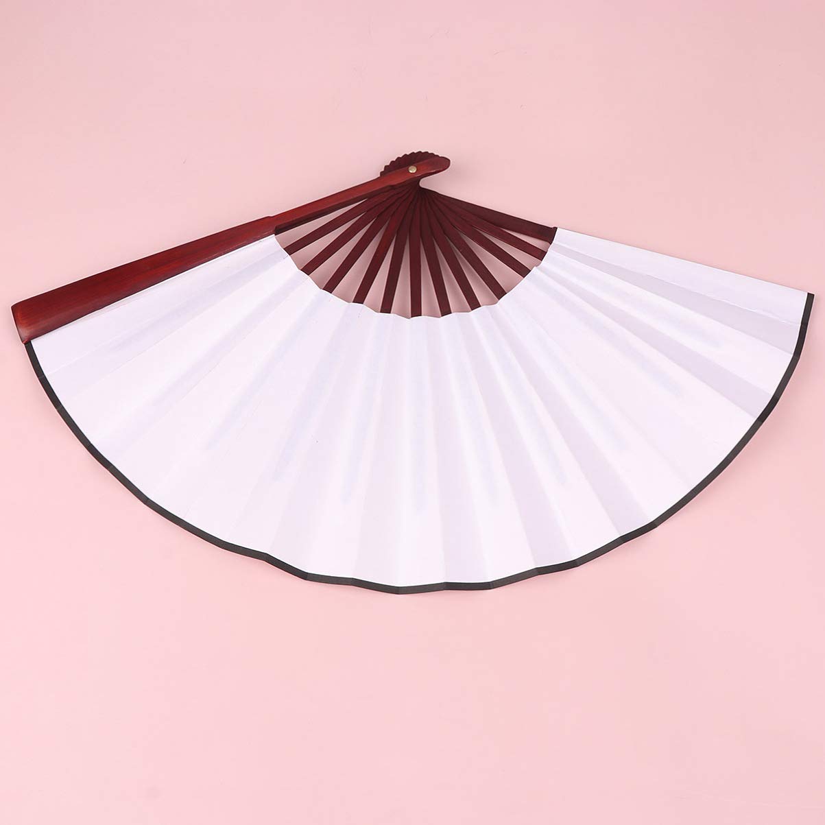 HOOTNEE 10 Inch Chinese Style Portable Hand Fans for Women Sublimation Blank Fans Suitable for Marker Graffiti