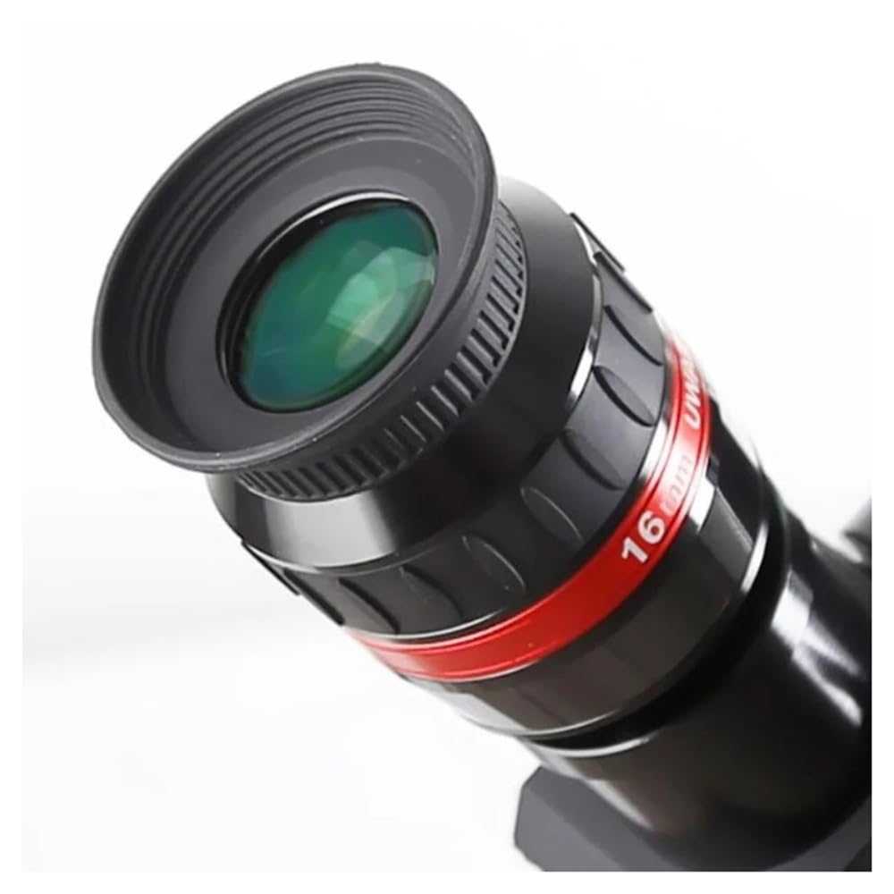 Astronomical Telescope Accessories Wide Angle 82 Degree Eyepiece 4mm 7mm 16mm 1.25 Inches Astronomical Telescope Accessory High-Power Eyepiece(16mm)