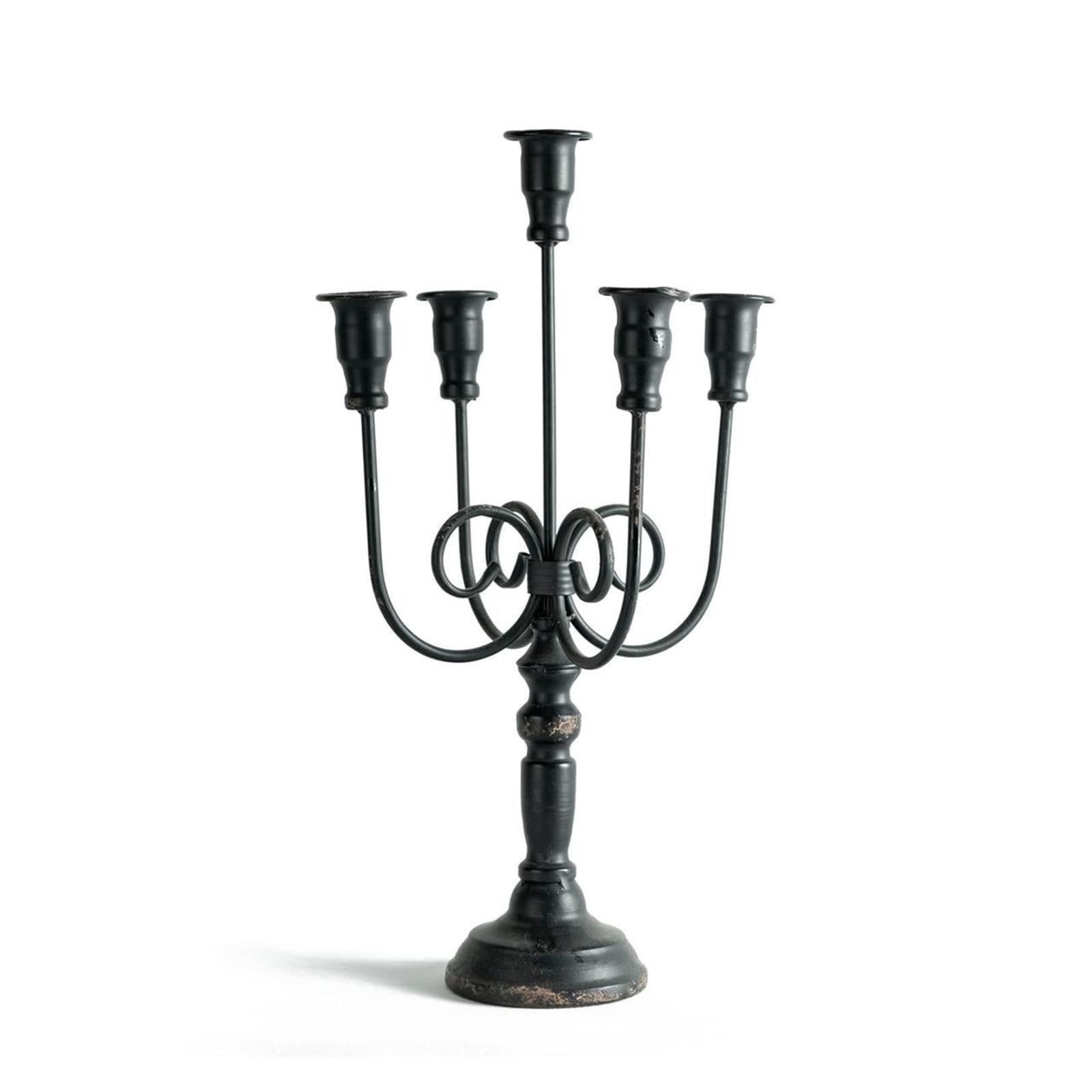 Portacandele Portacandele in Metallo Invecchiato da 18,9 "H. for Matrimoni Decorazioni per la mensola del Camino