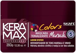 Máscara Tonalizante Marsala Keramax Color, Skafe
