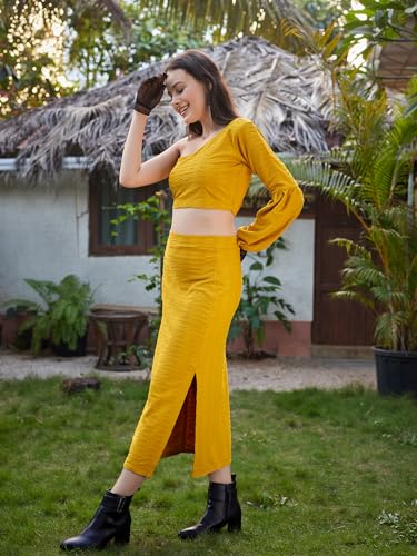 Image of PURVAJA Women's Midi Co-ords (Nixa-011-013)
