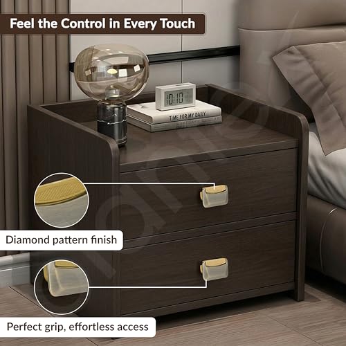 Image of Plantex Drawer Kadi /3 Inch Chest Handle for Drawer /Rectangular Cabinet Kadi /Pull-Push Kadi for Home /Office Drawer - Pack of 4 (DTK-295, Brass Antique & Gold