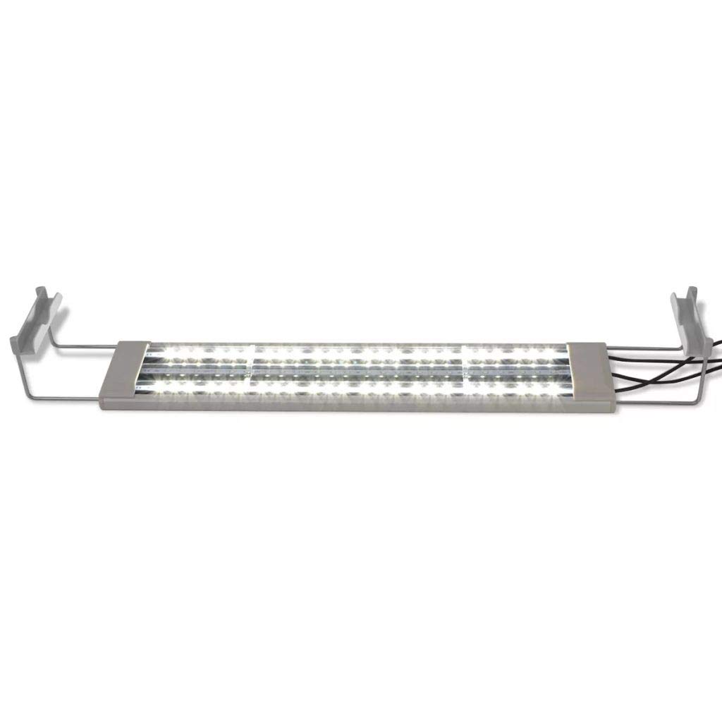 vidaXL Aquarium Beleuchtung 50-60 cm LED Lampe Aufsetzleuchte Klemmleuchte