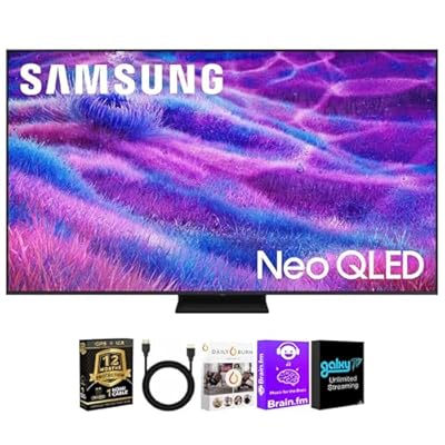 Samsung Neo QLED QN80F Series 4K Vision AI Mini LED Smart TV 2025 HDR Dolby Atmos 120Hz WiFi Bluetooth SmartThings Gaming Hub Smart Television Streaming Ready (55)