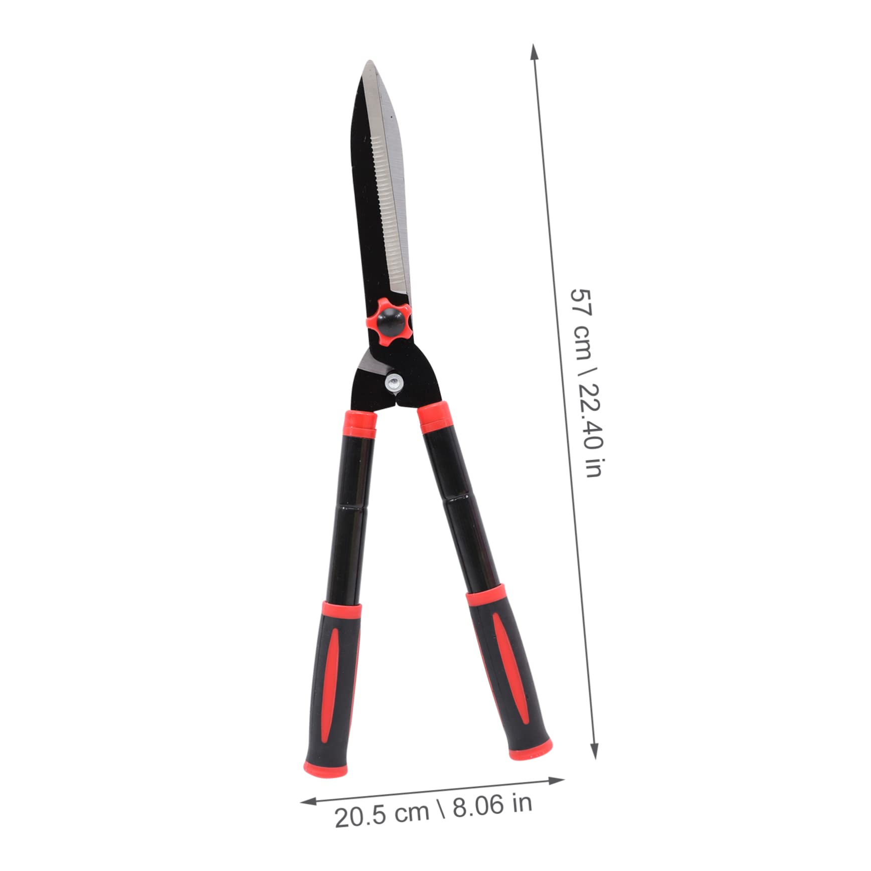 BESPORTBLE Cisaille à Haie Manuelle Outils De Jardinage Coupe-bordures Pour Arbustes Et Fleurs Poignée Ergonomique Caoutchouc