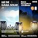 Swonuk Llama Solar Luces, Luces Solares Al Aire Libre, Parpadeo Solar Bailando...