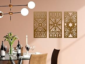 لوحات ديكور جدارية خشبية بتصميم مغربي