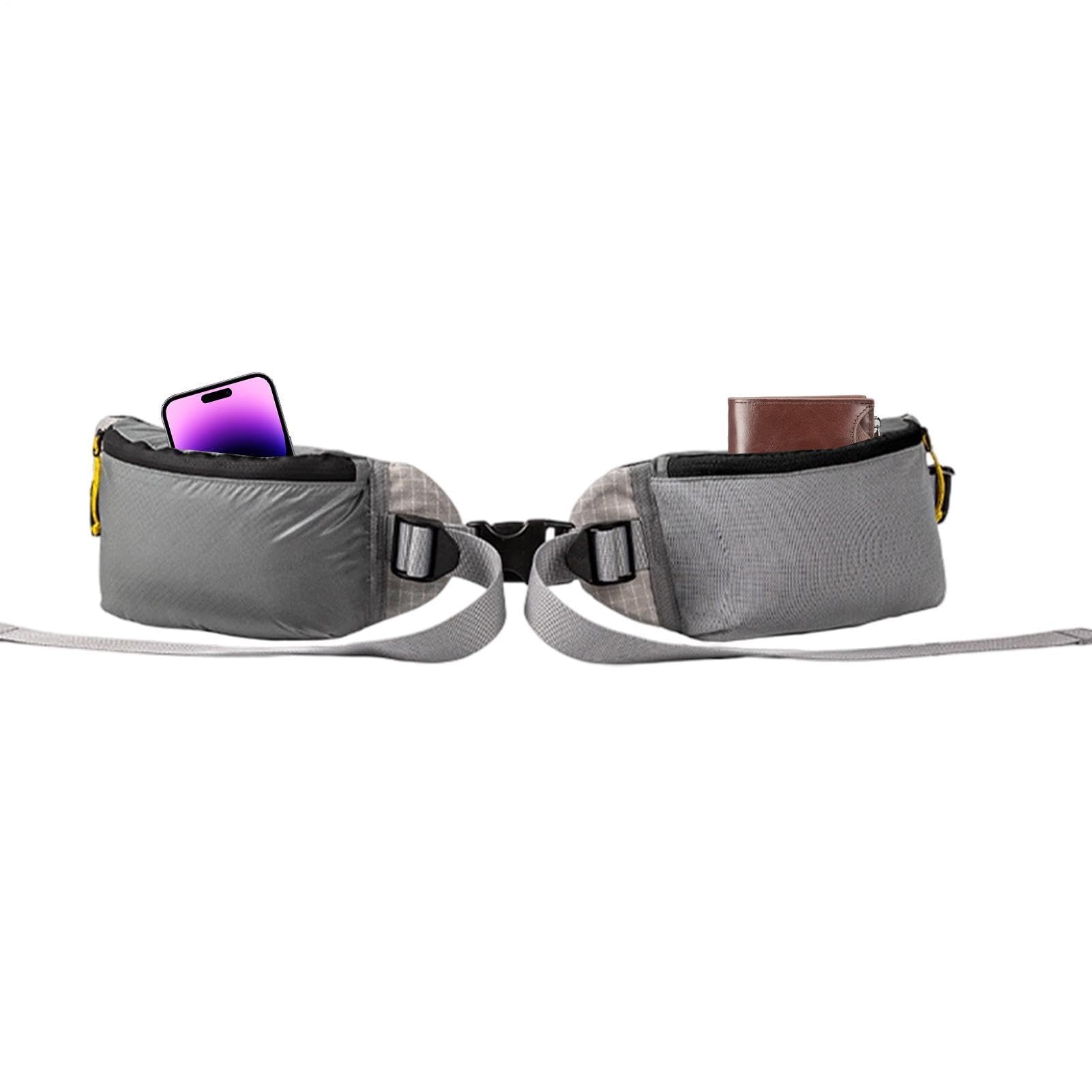 Borsa Impermeabile a Scomparti per la Vita | Portatile Per Corsa Escursionismo Camminata Campeggio Fitness Allenamento Outdoor Spostamenti Quotidiani Viaggio