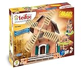 Teifoc TEI 8000 Steinbaukasten - Solar-Windmühle Deluxe, Multicolor