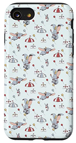 Coque protection iPhone 8 Dumbo Disney finition premium bleu pastel