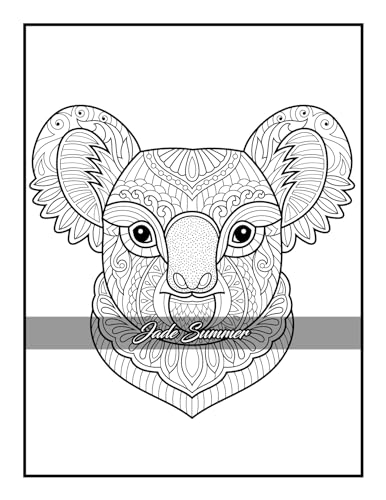 100 Animals: An Adult Coloring Book with Lions, Elephants, Owls, Horses, Dogs, Cats, and Many More! - Image 78