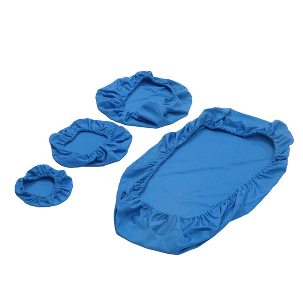 4 Piezas/Juego Unidad de Cubierta de Silla Dental Lavable a Prueba de Polvo Dentista Taburete Asiento Respaldo Funda de Almohada Protector