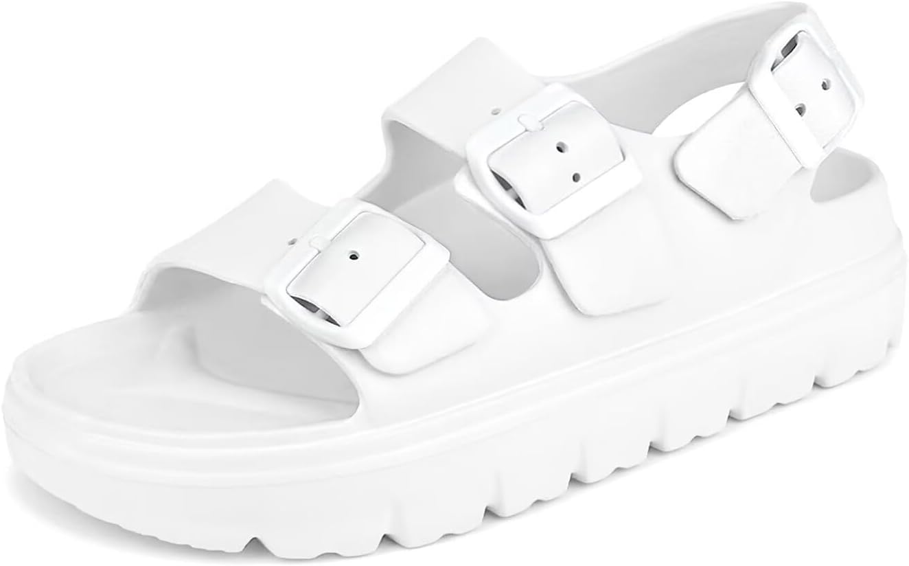 Womens Platform Sandals Summer Beach Slides Slip on Sandal