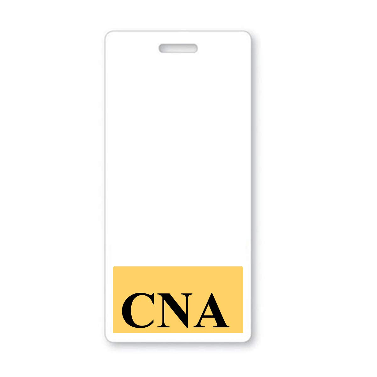 CNA Badge Buddy - Heavy Duty Vertical Badge Buddies for Certified Nursing Assistants - Spill & Tear Proof Cards - 2 Sided USA Printed Quick Role
