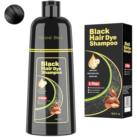 BELEZALIB Black Hair Dye Shampoo Cover