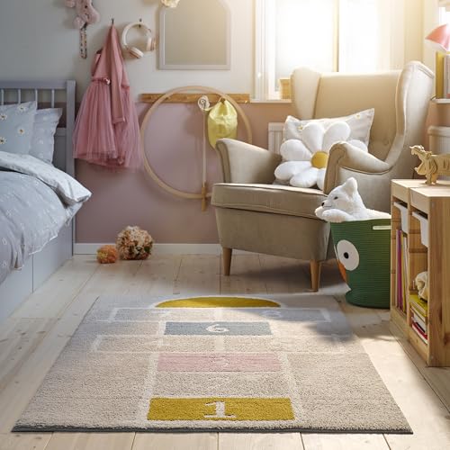 Tapis beige STÄPPSPARV ProTuning rectangle 100x160 cm pour décoration de chambre