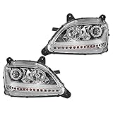 Epic Lighting OE Fitment Replacement Headlights Assemblies Compatible with 2014-2016 Peterbilt 579...
