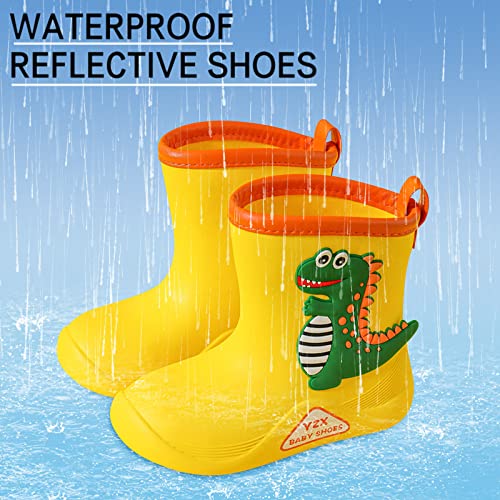 sfdgfhyf Children Outdoor Shoes for Children Cute Cartoon Fashion and Non Slip Rain Boots Soft Bottom Fashion Rain Shoes2