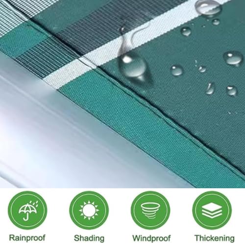 Tela impermeable de repuesto duradera y resistente a la lluvia para terrazas 2