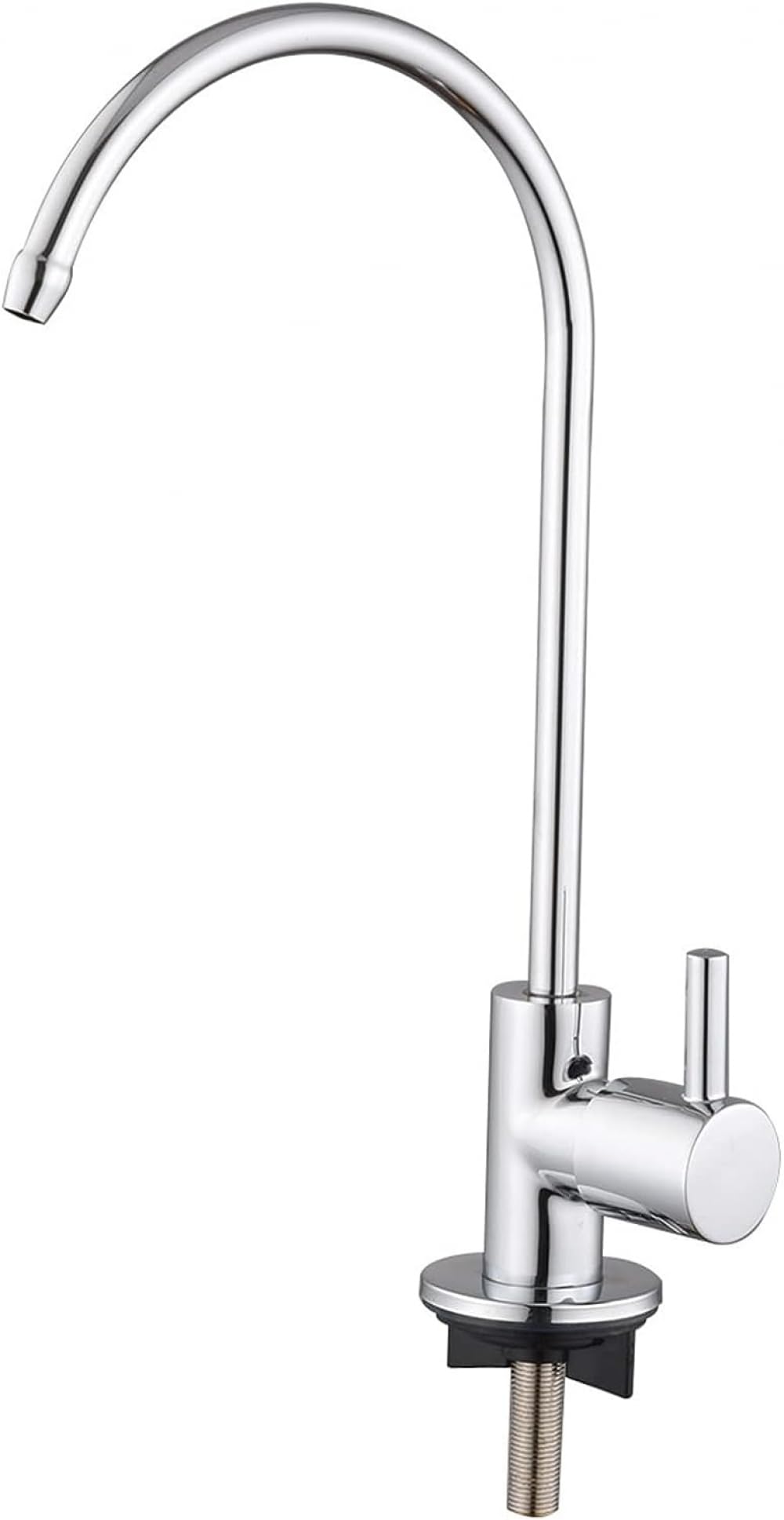 Grifo con Filtro de Agua, grifos de Cocina, Grifo con Filtro de Agua de refrigeración Individual para Fregadero de Cocina, Negro